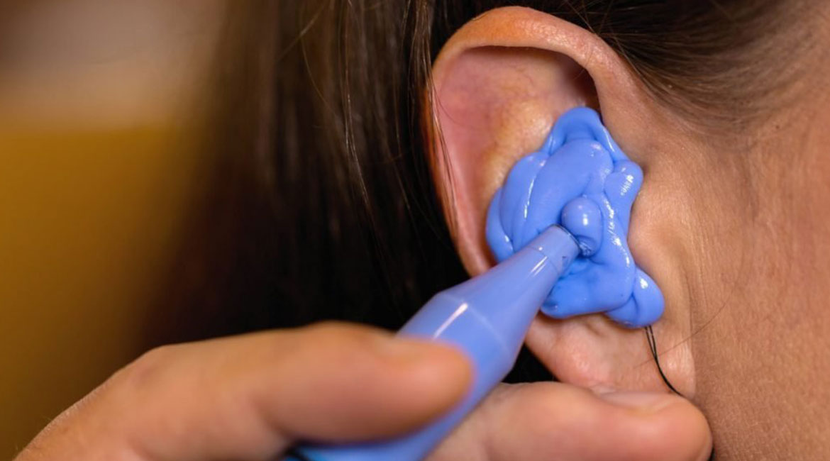 قالب ضد آب برای جلوگیری از گوش درد